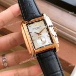 2019 Copy Patek Philippe Gondolo Rose Gold White Watches